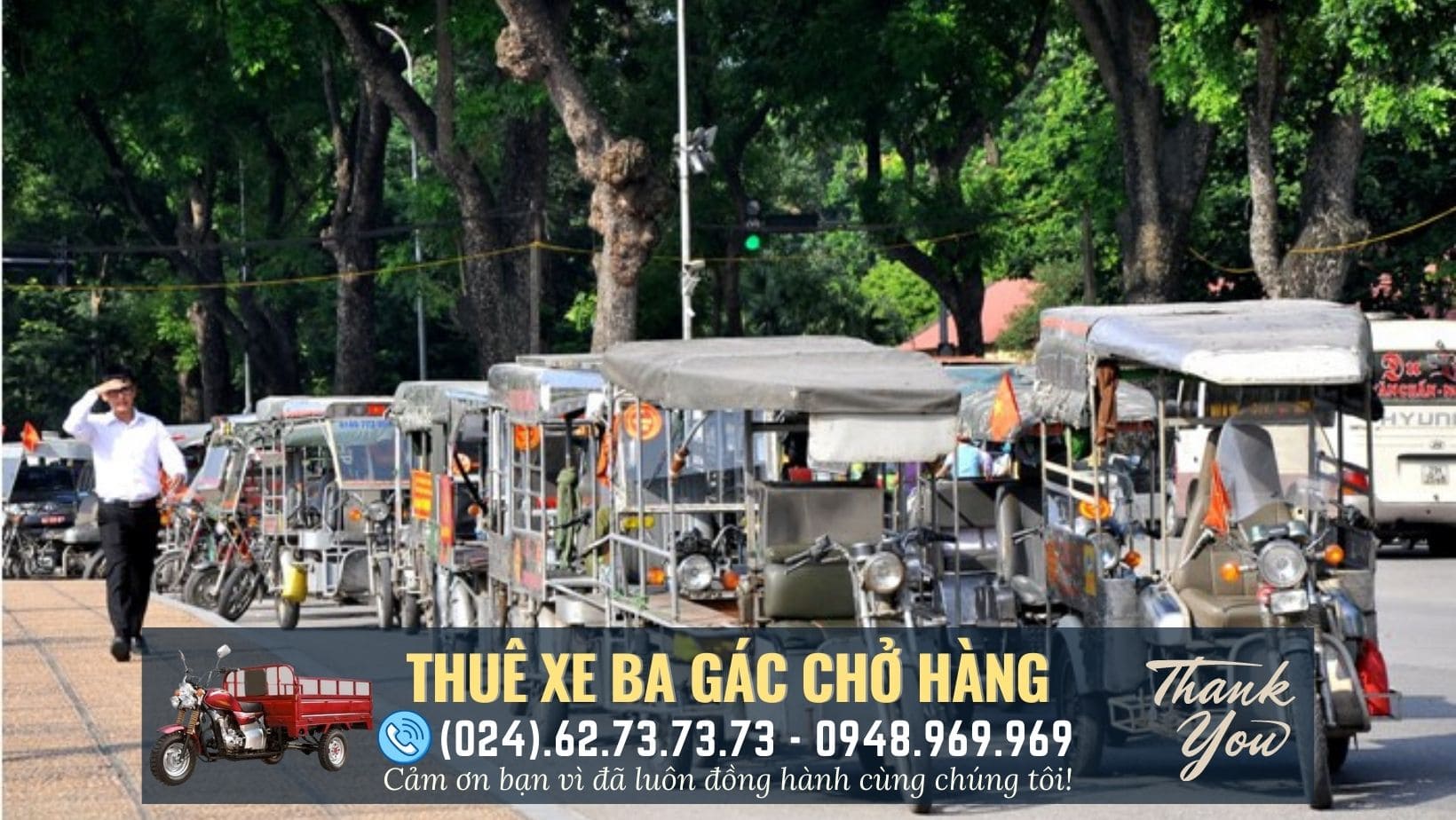 dịch vụ xe ba gác